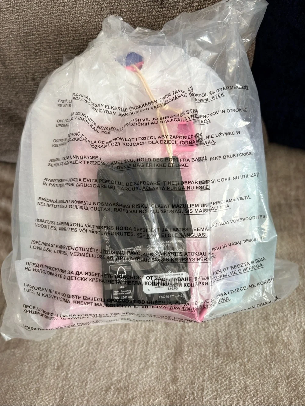 Disney x Loungefly Lavender & Pink Minnie Daisy Crossbody Bag